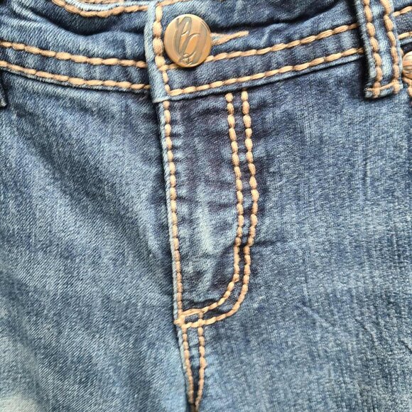 Nine West Cropped Jeans with Bling on the Flap Pockets size 8/29 - Picture 9 of 13